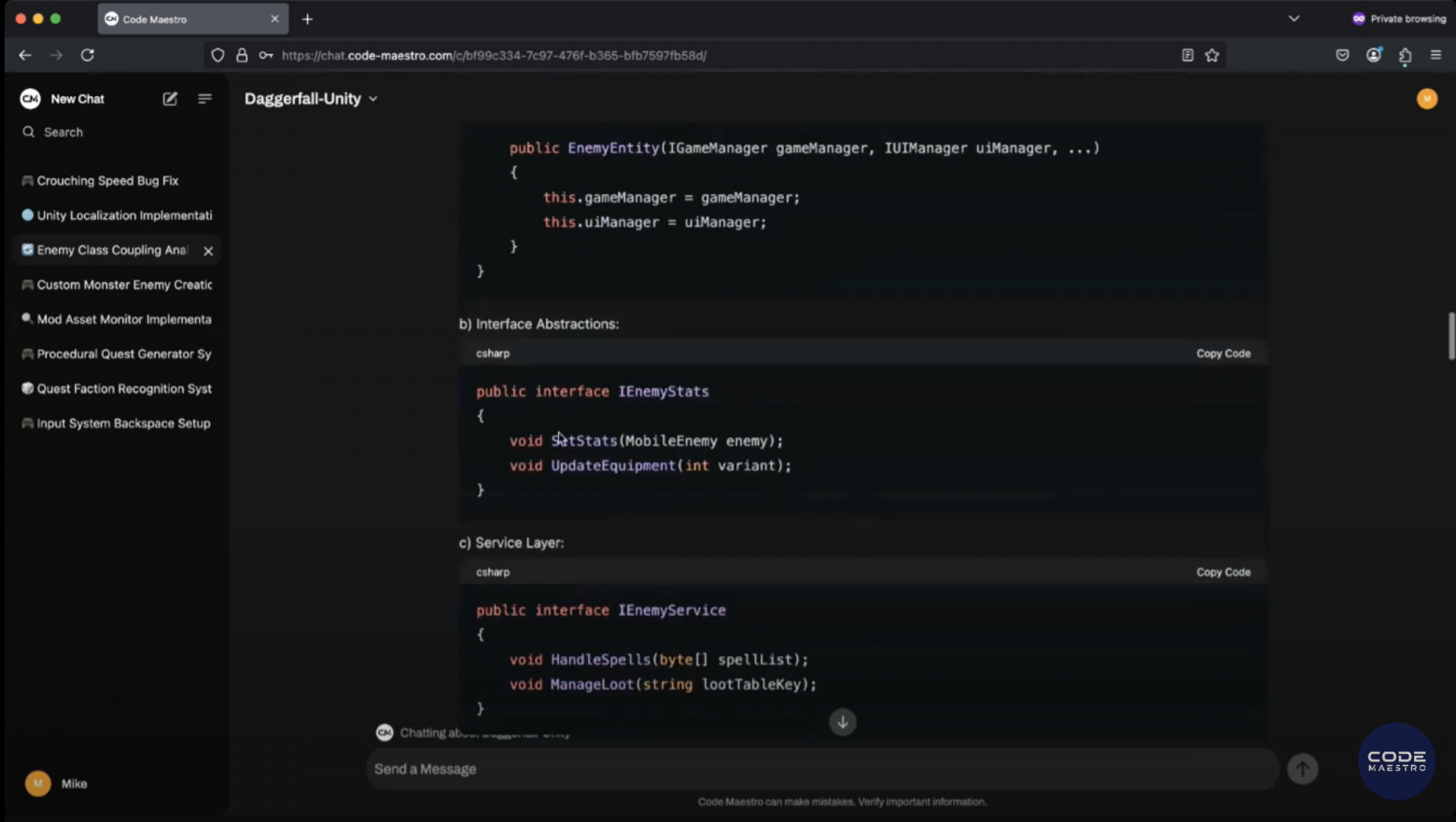 Ще один інструмент ШІ для Unity: «розпаковка» Code Maestro